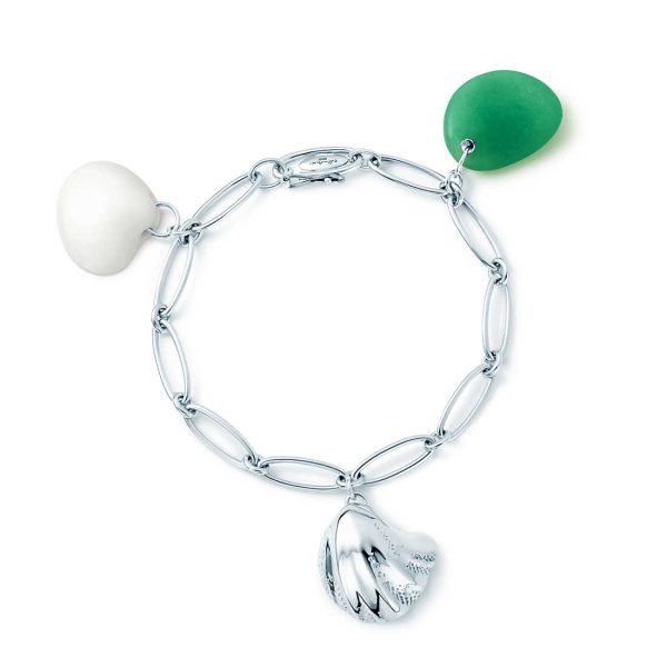 Cat Island Wave Shell Charm Bracelet