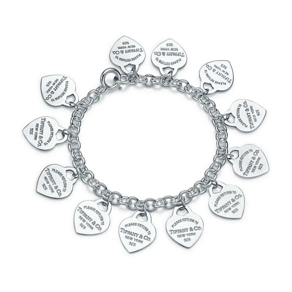 Multi–heart Tag Bracelet