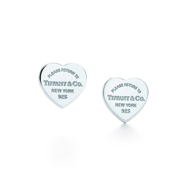 Mini Heart Tag Earrings