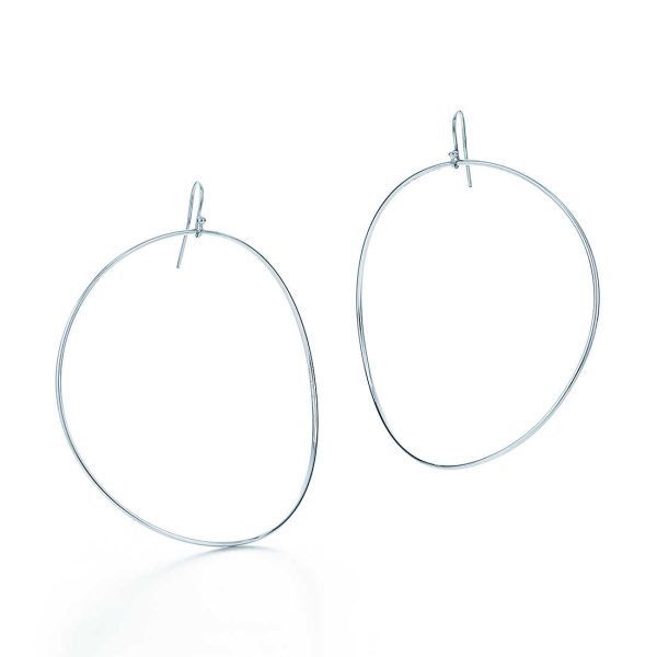 Wave Hoop Earrings