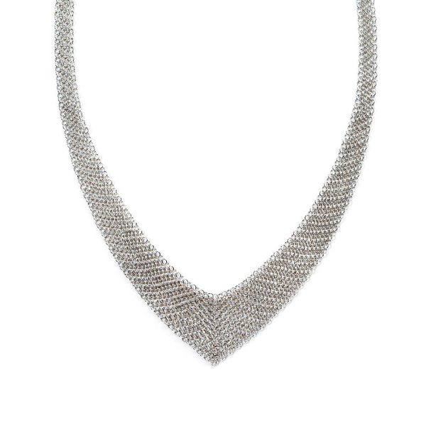 Mesh Bib Necklace