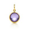 amethyst dot charm and chain - Image 2